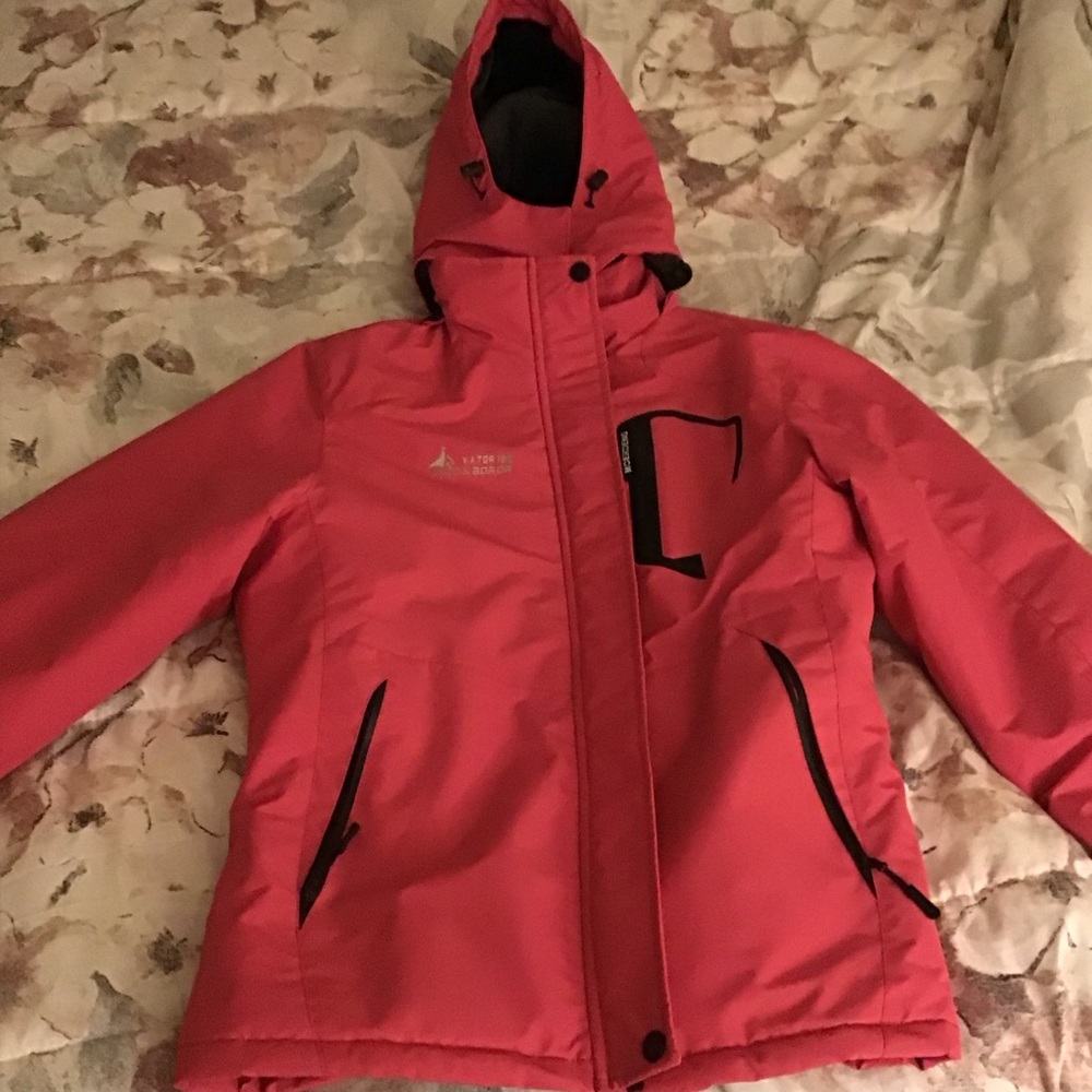 Moerdeng Bright Pink Snowboard/Winter Jacket